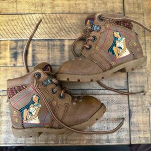 RARE 90s Pocahontas Toddler Lug Boots